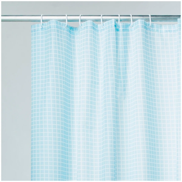 Штора для ванной комнаты IDDIS Basic B49P218i11, голубой